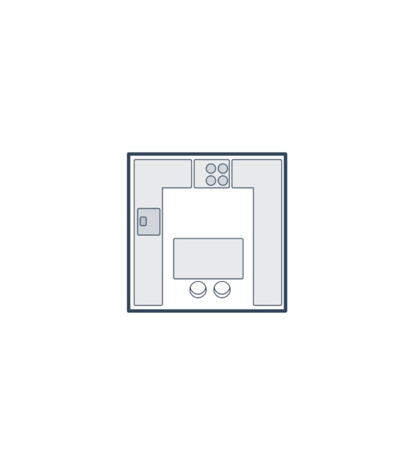 U-Shaped Kitchen